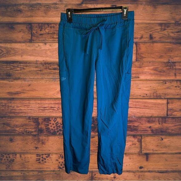 5 for $25🔥Dickies Blue Elastic Waist Scrub Pants Small - Picture 1 of 5